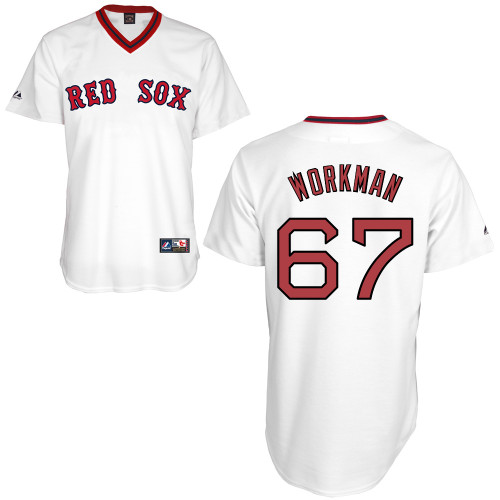 Brandon Workman #67 MLB Jersey-Boston Red Sox Men's Authentic Home Alumni Association Baseball Jersey
